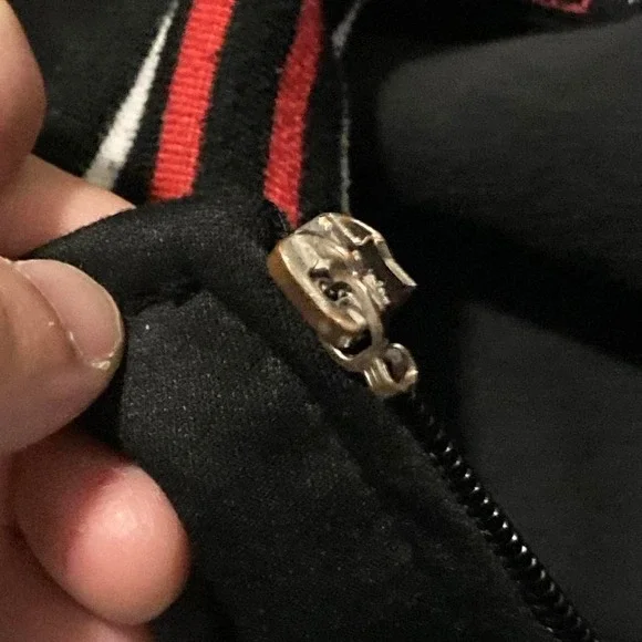 Lot 29 taz front print full zip track‎ jacket studs Vtg y2k - Picture 5 of 8